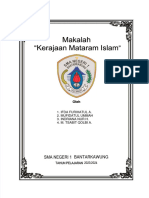PDF Makalah Kerajaan Mataram Islam - Compress