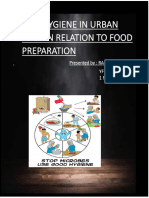 FHS-hygiene in Urban Area in Relation to Food Preparation^J