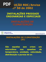 RDC 50 Climatizacao