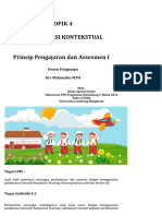 Topik 4 - Demonstrasi Kontekstual - Prinsip Pengajaran Dan Assesmen I - Diska Apricia Astuti