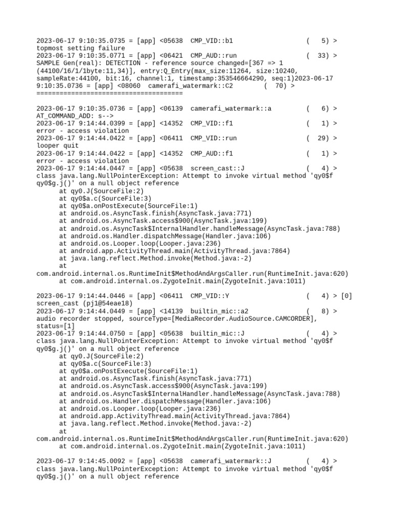 Debugging App Errors | PDF | Java (Programming Language) | Computer Science