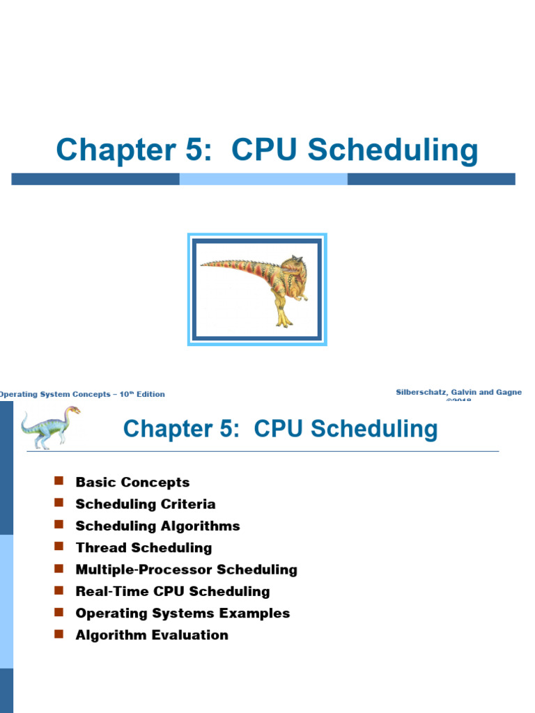 CH 05 | PDF | Scheduling (Computing) | Process (Computing)