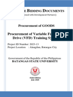 Procurement of Variable Frequency Drive (VFD) Training System