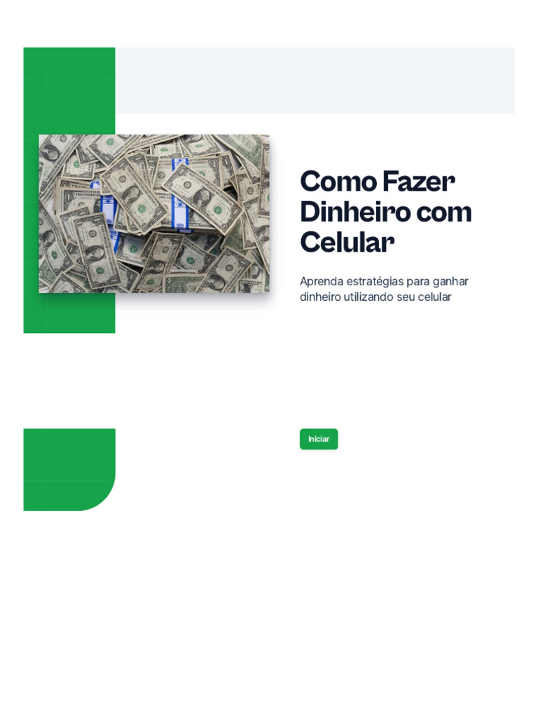 Ganhe Dinheiro Usando Seu Celular | PDF | Marketing | Marketing digital