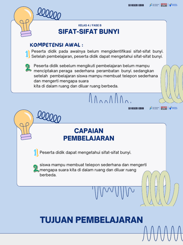 Sifat-Sifat Bunyi | PDF