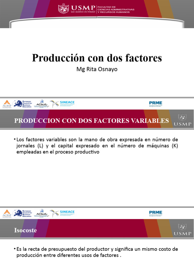 Produccion Con Dos Factores Variables | PDF | Ciencias económicas ...