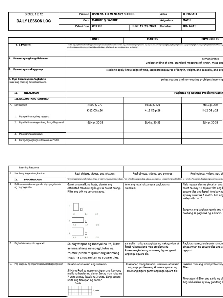 Q4 Math Week 8 | PDF