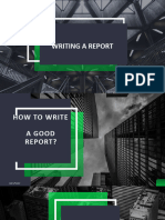 WRITING A REPORT