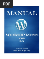 Download Manual tutorial Wordpress 30 - Akoranga by Francesc Balagu SN73190238 doc pdf