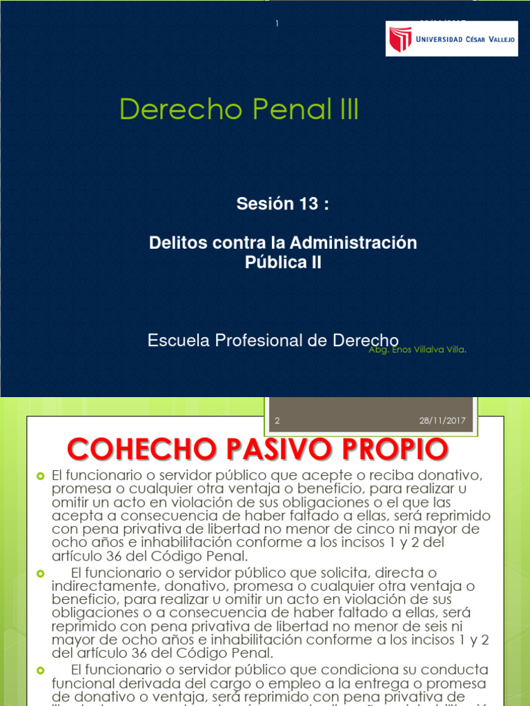 Delitos contra la Administración Pública | PDF | Derecho penal | Castigos