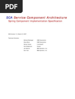 SCA SpringComponentImplementationSpecification-V100