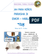 Parasha 31 Emor - Niños