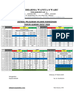 JADWAL PELAJARAN PUASA