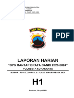 Laphar Ren Dan Hasil Giat Ombc 2023-2024, Hari Minggu 21 April 2024, H-1