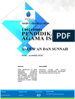 MODUL 3 - Al-QUR - AN DAN SUNNAH