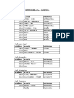 Horario de Aula em 22.08