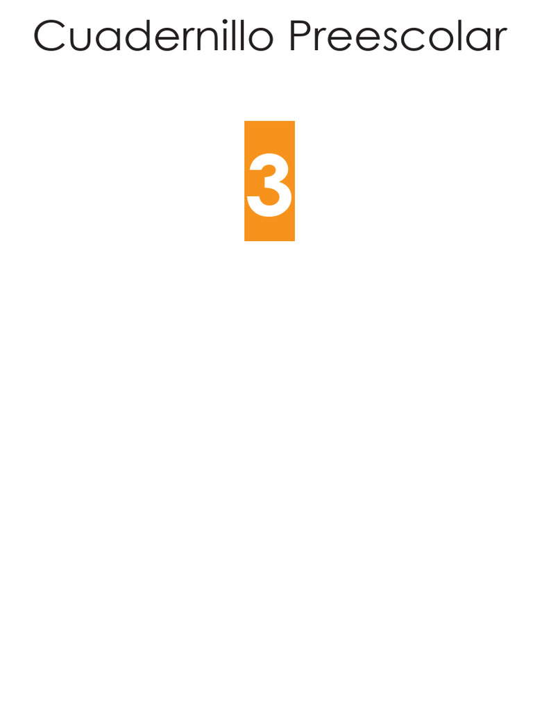 Cuadernillo Preescolar 3 Pdf Gratis – RTABCE