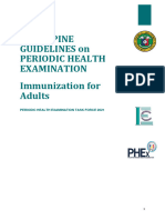 [CPG] Philippine Guidelines on Periodic Health Examination_ Immunization for Adult