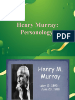 Presentation About Henry Murray