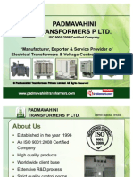 Padmavahini Transformers Private Limited Coimbatore India