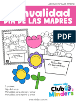 Manualidad Día de Las Madres WWW - Minders.com - MX