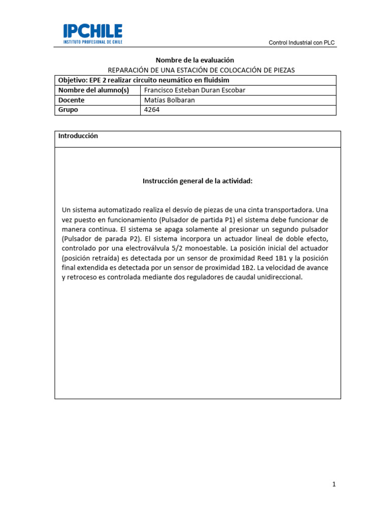 Informe ep2 on off pdf red el ctrica neum tica