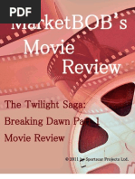 Download Twilight Saga Breaking Dawn Part I MarketBOB Movie Review by Craig Forgrave SN73192002 doc pdf
