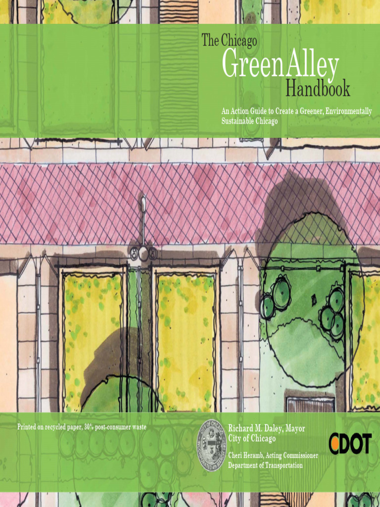 Green alley handbook pdf stormwater storm drain
