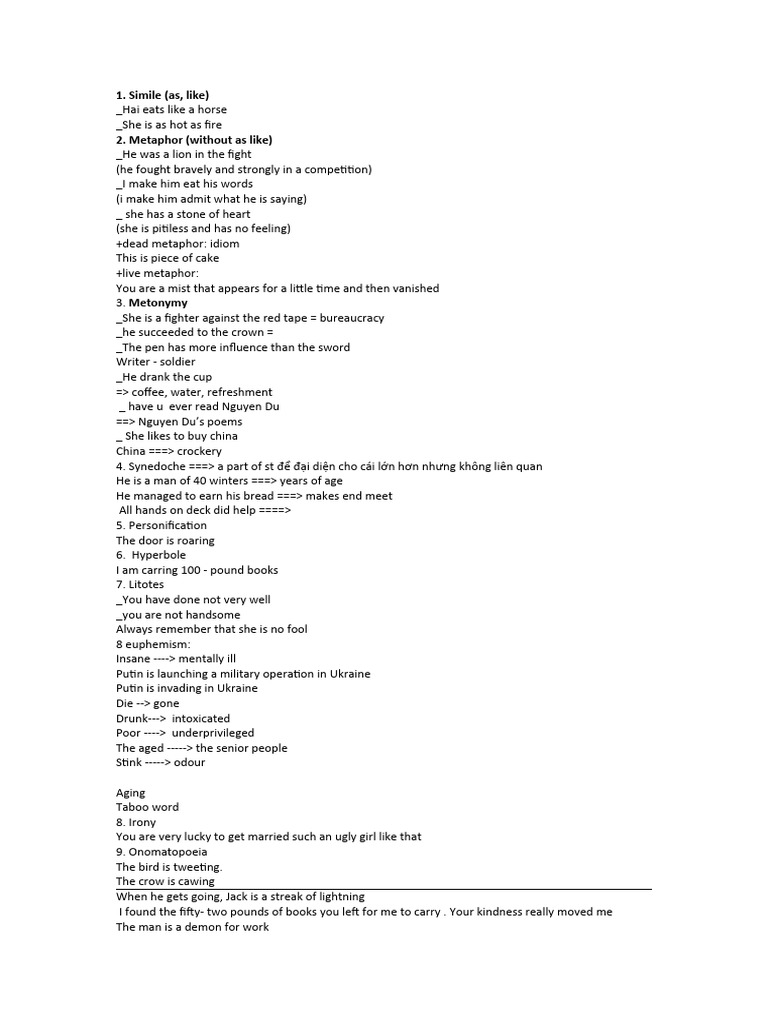 Figure of speech pdf