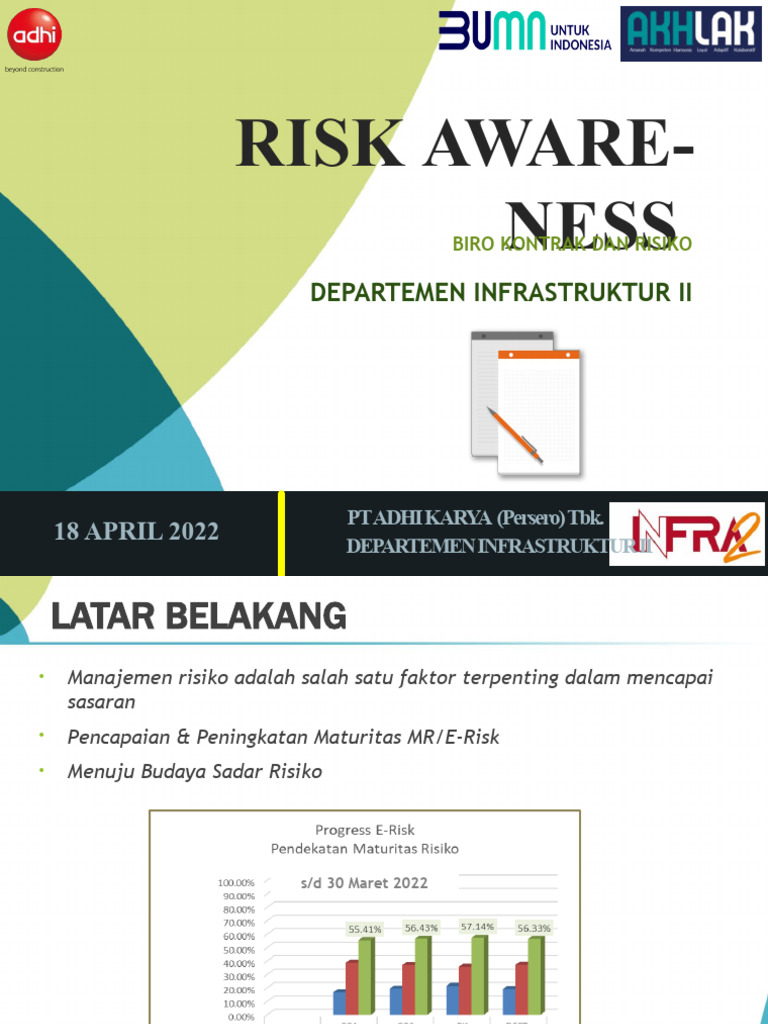 Pelatihan Kesadaran Risiko BSMR Jenjang 4 | PDF | Bisnis | Pengelolaan ...