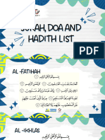 Parents Handbook- Hafazan Surah, Doa, and Hadith Genius Aulad