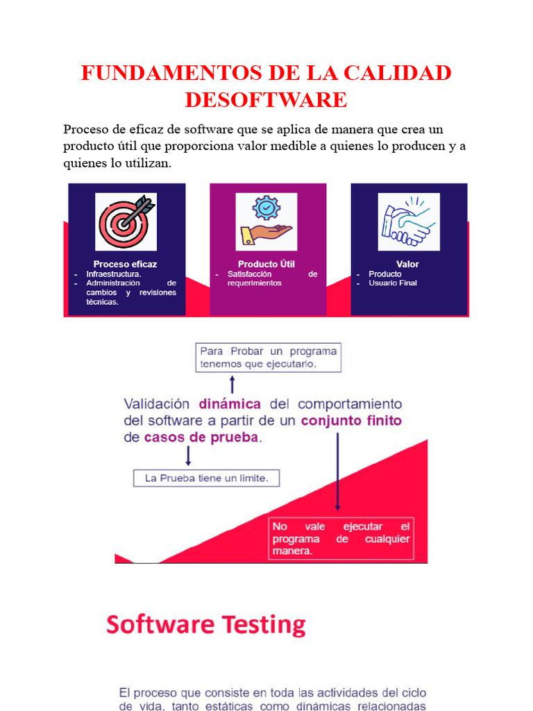 Fundamentos de Calidad en Software | PDF