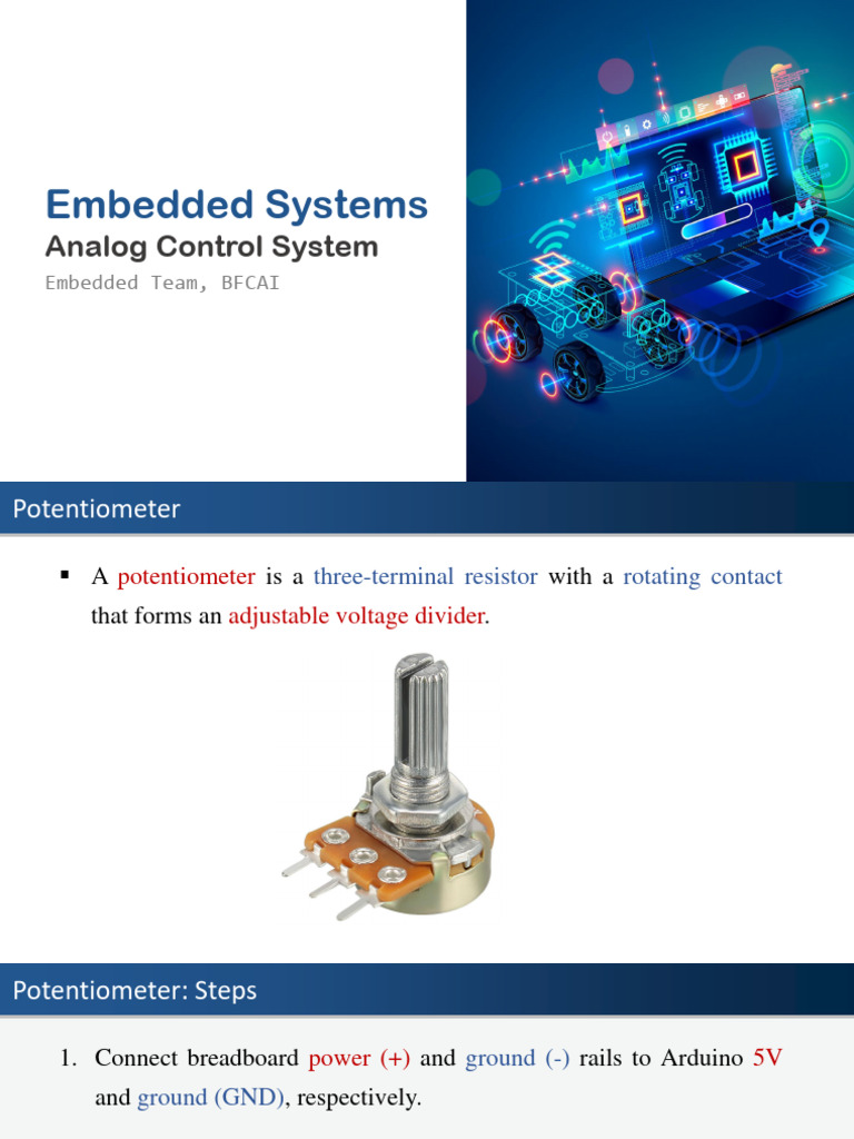 02 Analog Control System Prototype | PDF | Analog To Digital Converter ...