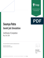 Soumya Patra: Genai Job Simulation