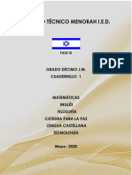 FASE III GRADO 10Â° CUADERNILLO 1 