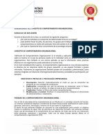 Generalidades Del Comportamiento Organizacional o Psicología Empresarial