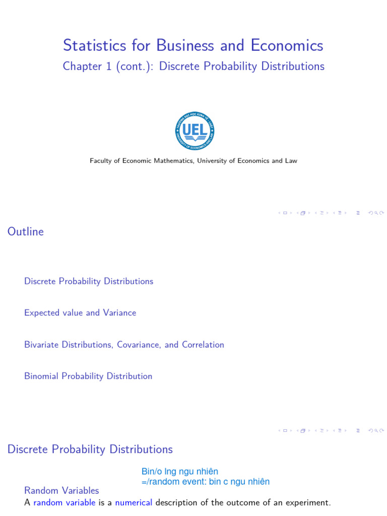 SLIDES Probability-Part2 | PDF | Probability Distribution | Random Variable