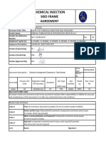 Chemical Injection Skid Frame Agreement: Equipment Description