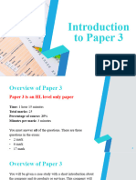 Introduction To Paper 3