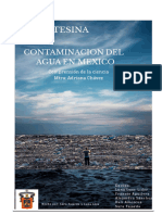 Tesina Contaminación Del Agua en México