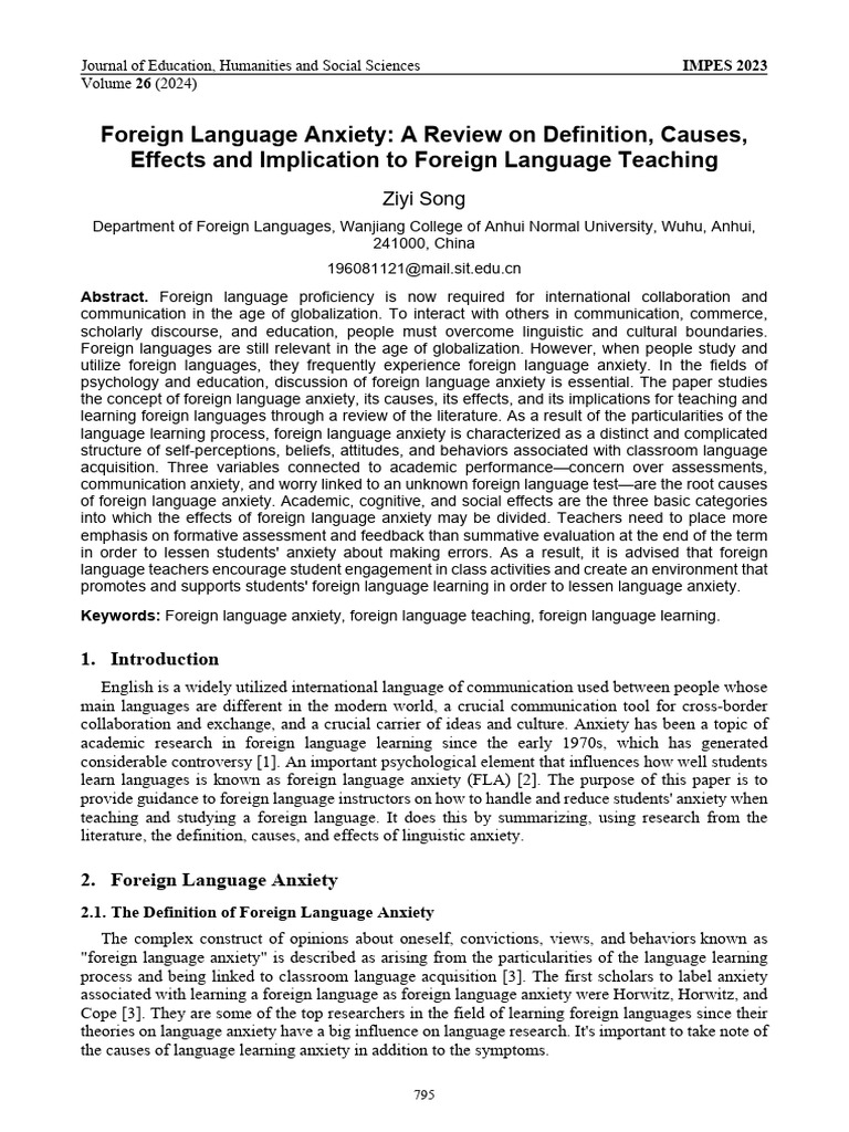 foreign-language-anxiety-a-review-on-definition-ca-pdf-second