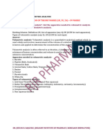 2 VOLUMETRIC ANALYSIS  IMP QUE PCT 20112 RjR PHARMA