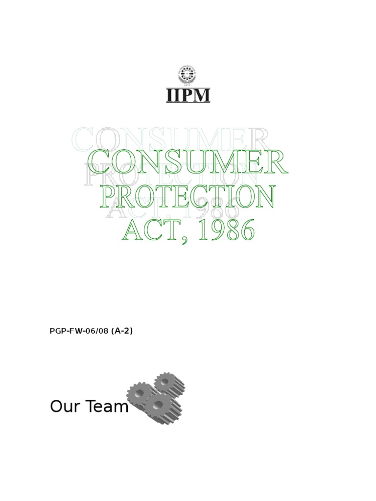 Consumer Protection Act Guide | PDF | Consumerism | Consumer Protection