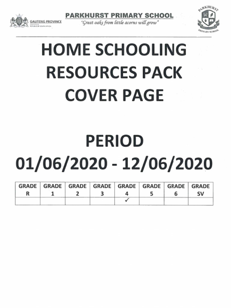 Grade 4 01062020 12062020 | PDF