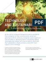 Technology and Sustainability - Five Innovations