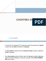 Choppers DC: abaixadores e elevadores de tensão CC