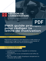 Guide Lettre de Motivation Version Finale