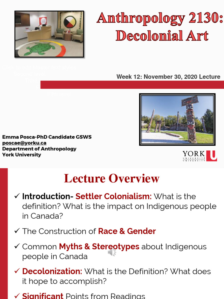 Lecture For November 30 2020 Decolonial Art - v1 | PDF | Social Science ...