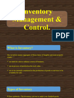 Inventory Management & Control