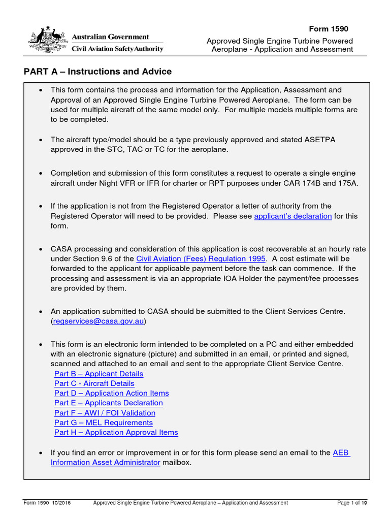 ASETPA Aeroplane Application Guide | PDF | Instrument Flight Rules ...